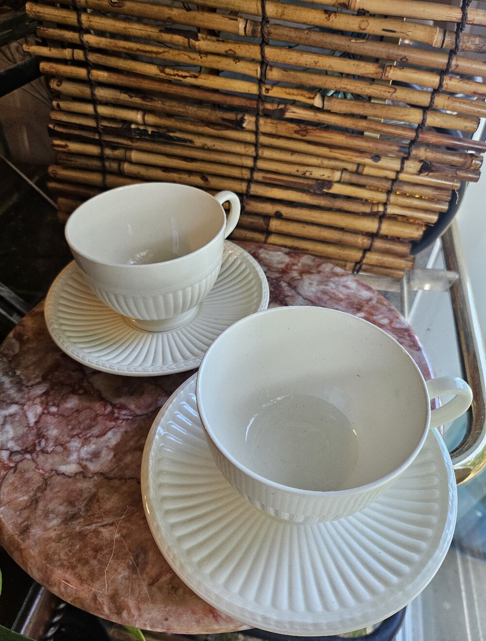 Wedgwood Edme Tea Cups & Saucer Set